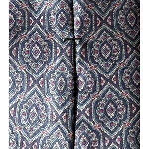 Lands End‎ Men's Silk Tie Multicolor Hand Sewn Career Luxury Necktie Made In USA